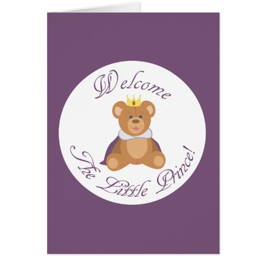 Welcome The Little Prince Cards (Front)