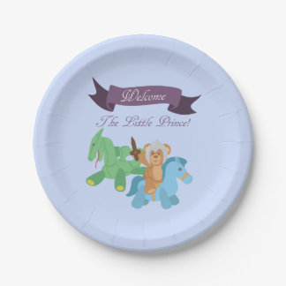 Welcome The Little Prince (Knight) Paper Plates