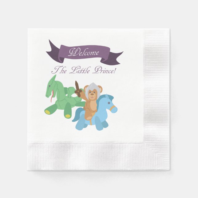 Welcome The Little Prince Napkins (Front)