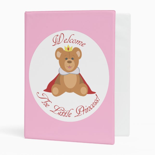 Welcome The Little Princess Mini Binder (Front/Inside)