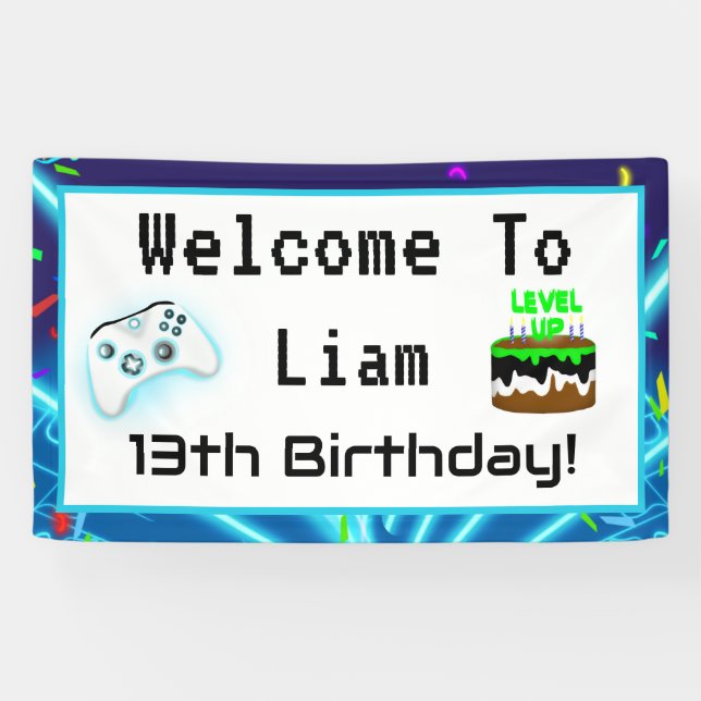 Welcome To 13th Happy Birthday Critical Hit! Banner (Horizontal)