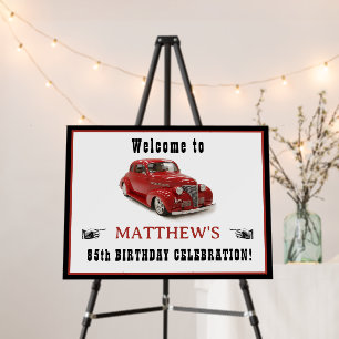Welcome to 85th or Custom Birthday Classic Car Foam Board