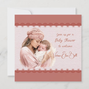Welcome to a Baby Girl Shower Invitation