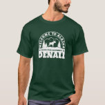 Welcome To Alaska. Denali - White Logo T-shirt at Zazzle