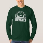 Welcome To Alaska. Denali - White Logo T-shirt at Zazzle