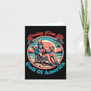 Welcome To America Gulf - Gulf Of Mexico 2025  Card