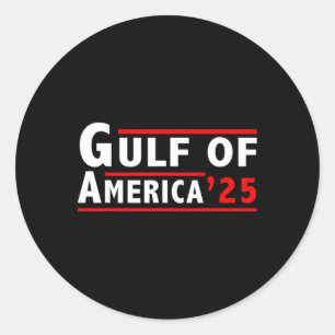Welcome To America Gulf Shirt Gulf Of Mexico 2025 Classic Round Sticker