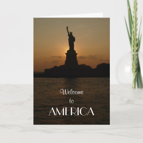 Welcome to AmericaStatue of LibertyNew Citizen Card