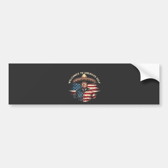 Welcome to America's Gulf Trump East Coast  Bumper Sticker (Front)