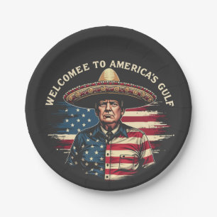 Welcome to America's Gulf Trump East Coast  Paper Plates