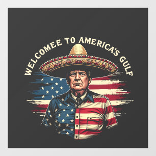 Welcome to America's Gulf Trump East Coast Window Cling
