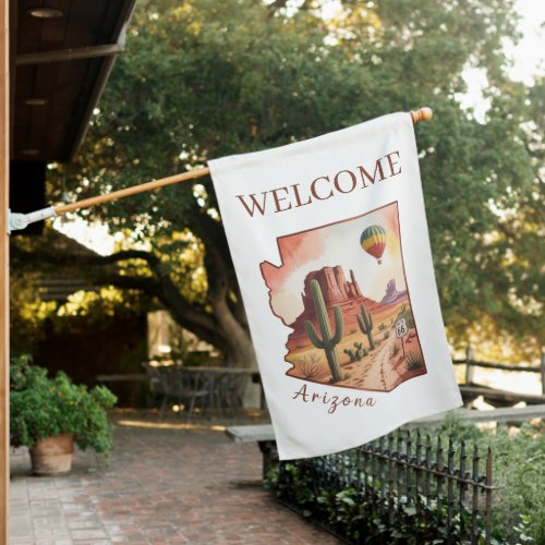 Welcome to Arizona Desert Scene Flag