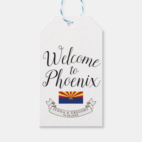 Welcome to Arizona  Destination Wedding Gift Tags