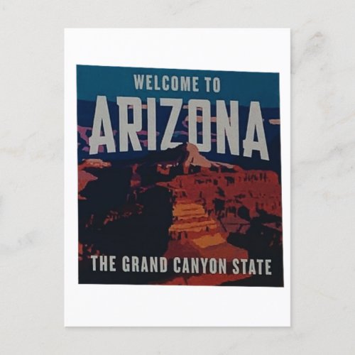Welcome to Arizona Postcard