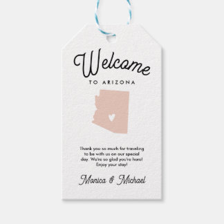 Welcome to ARIZONA Wedding ANY COLOR Gift Tags