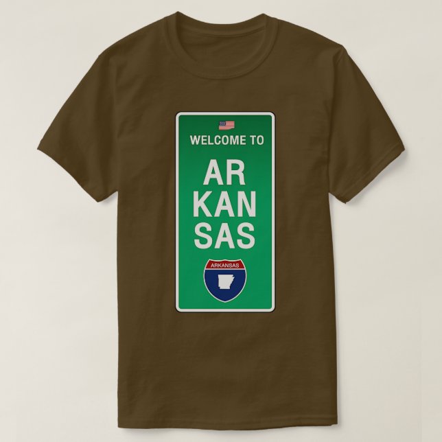 Welcome to Arkansas TShirt (Design Front)