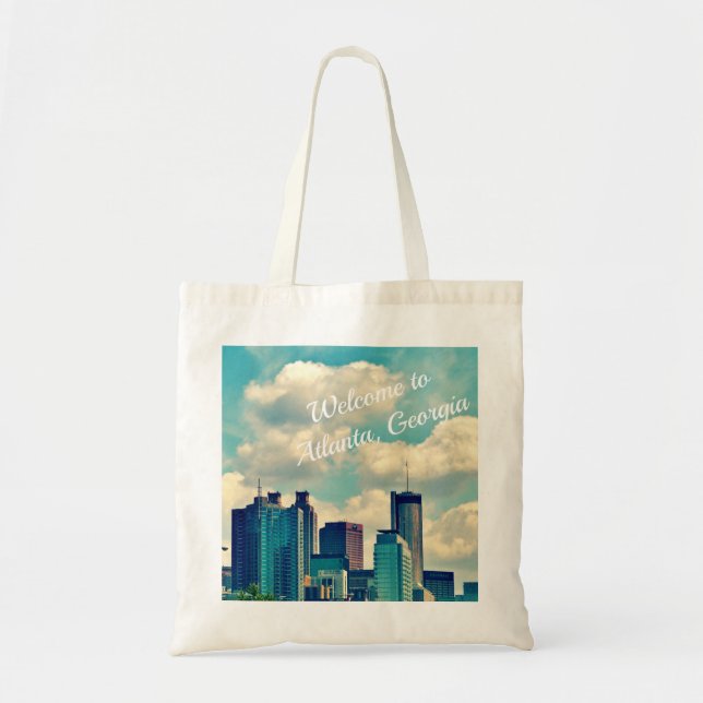 Welcome to Atlanta, Ga tote bag (Front)