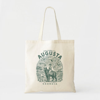 Welcome To Augusta Georgia Vintage Style Tote Bag