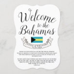 Welcome to Bahamas | Destination Wedding Custom Invitation