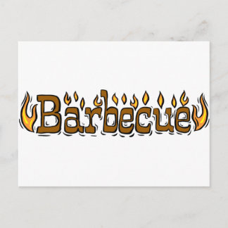 Welcome To Barbecue Postcard