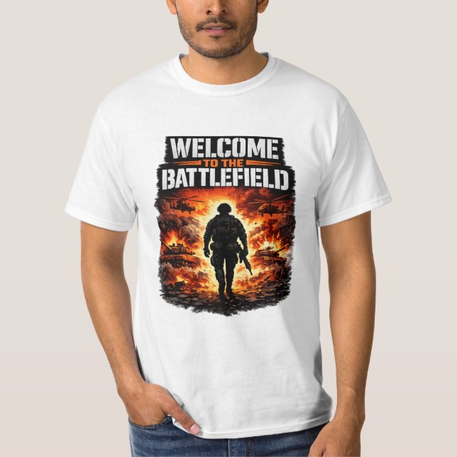 WELCOME TO BATTLEFIELD T-Shirt (Front)