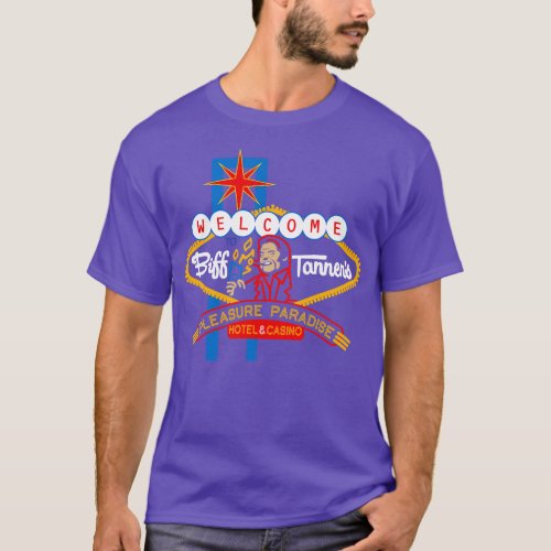 Welcome To Biffs Pleasure Paradise Sign T_Shirt