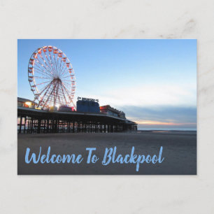 Welcome to Blackpool Postcard