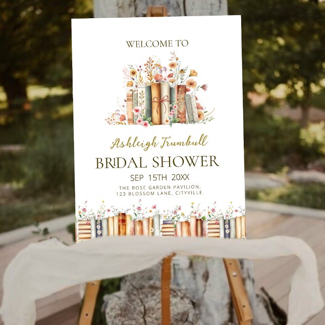 Welcome To Book Story Bridal Shower- New Chapter  Foam Board (Creator Uploaded)