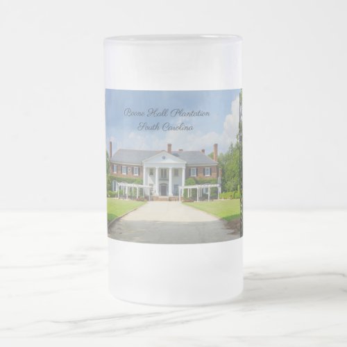 Welcome To Boone Hall Frosted Mug