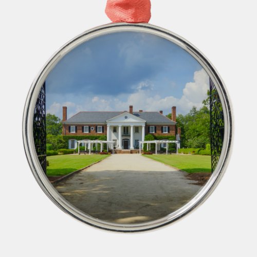Welcome To Boone Hall Metal Ornament