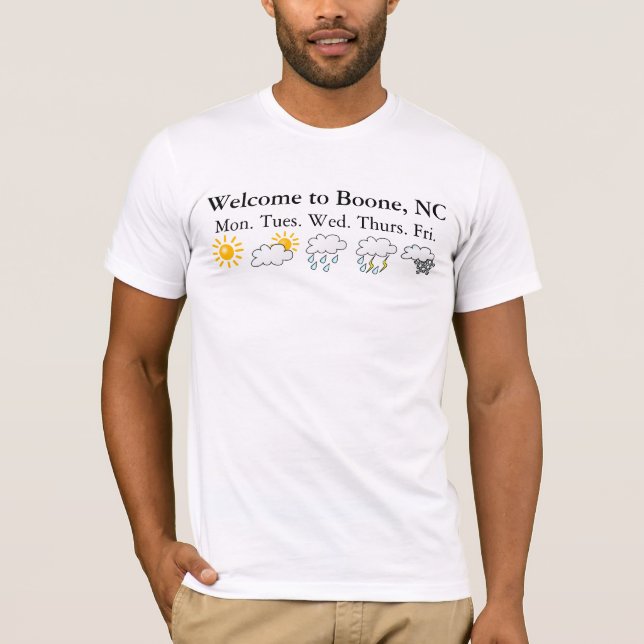 Welcome to Boone T-Shirt (Front)
