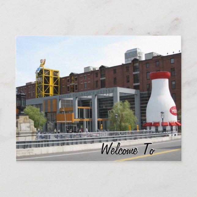 Welcome To Boston Postcard (Front)