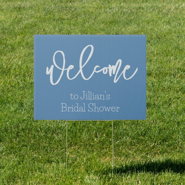 Welcome to Bridal Shower Yard Sign (Insitu)