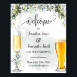 Welcome to bubbles and brews Eucalyptus succulent Poster<br><div class="desc">Add wording to the design,  for additional changes (font color,  font style,  move or remove elements  *welcome is not editable but color can be changed ),  click on personalize,  scroll down and click on link "click to customize further". 
** Check collection for all matching designs available **</div>