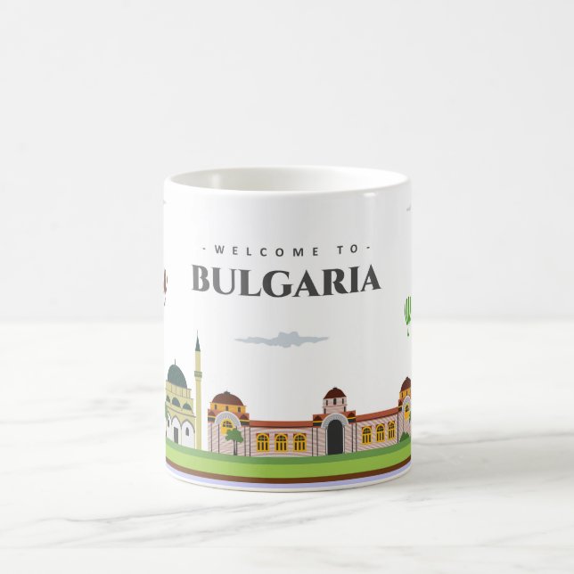 Welcome to Bulgaria Coffee Mug (Center)