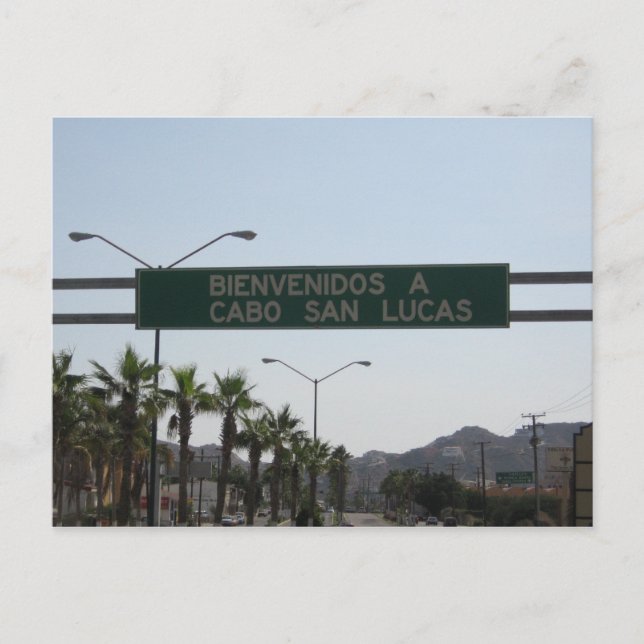 Welcome to Cabo San Lucas Postcard (Front)