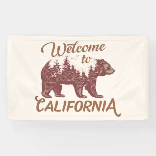 Welcome to California Bear Banner
