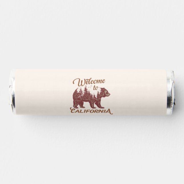 Welcome to California Bear Forest  Breath Savers® Mints (Front)