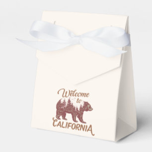 Welcome to California Bear Forest  Favor Boxes