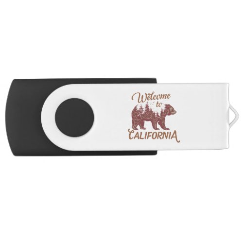 Welcome to California Bear Forest  Flash Drive