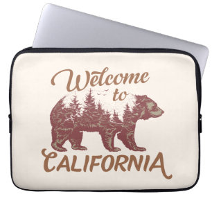 Welcome to California Bear Forest  Laptop Sleeve
