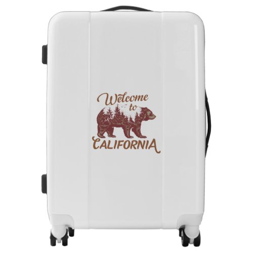 Welcome to California Bear Forest  Luggage