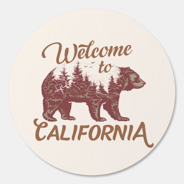 Welcome to California Bear Forest  Sign (Front)