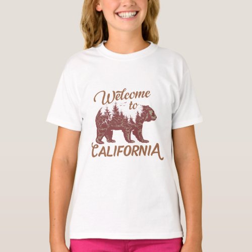 Welcome to California Bear Forest  T_Shirt