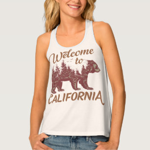 Welcome to California Bear Forest  Tank Top