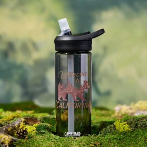 Welcome to California Bear Forest  Water Bottle
