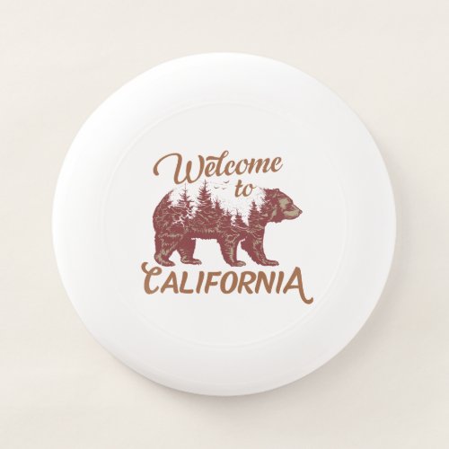 Welcome to California Bear Forest  Wham_O Frisbee