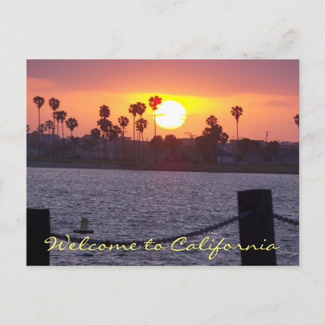 Welcome to California Postcard (Front)