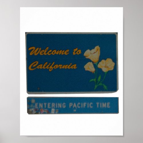Welcome to California Poster
