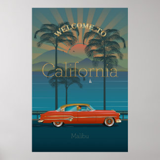 Welcome to California Poster